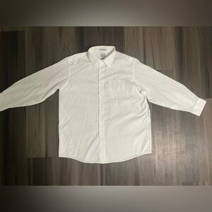 L.L.Bean Men's White Dress Shirt